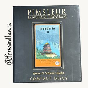 Pimsleur Mandarin III Language Program 16 CD Set
